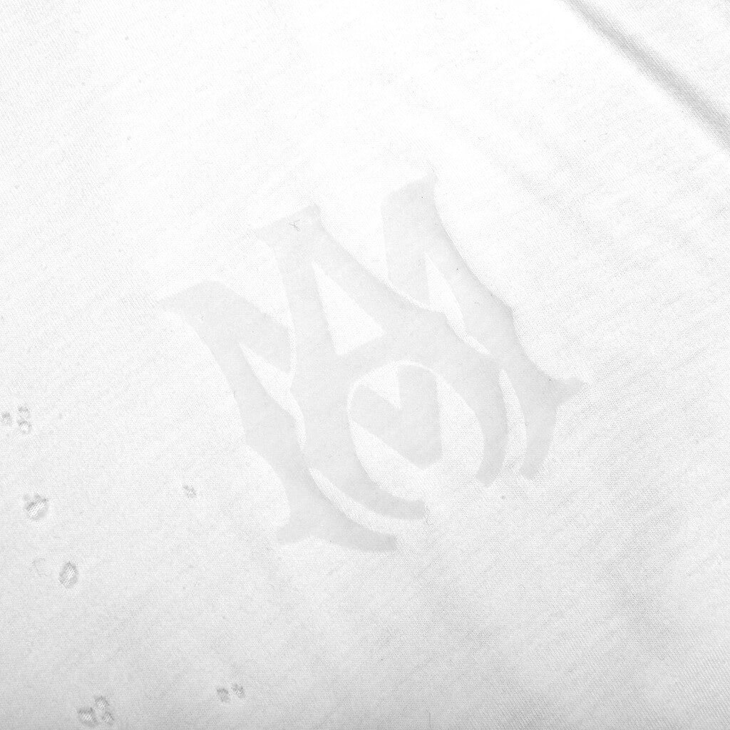 CORE LOGO SHOTGUN TEE - WHITE - 3