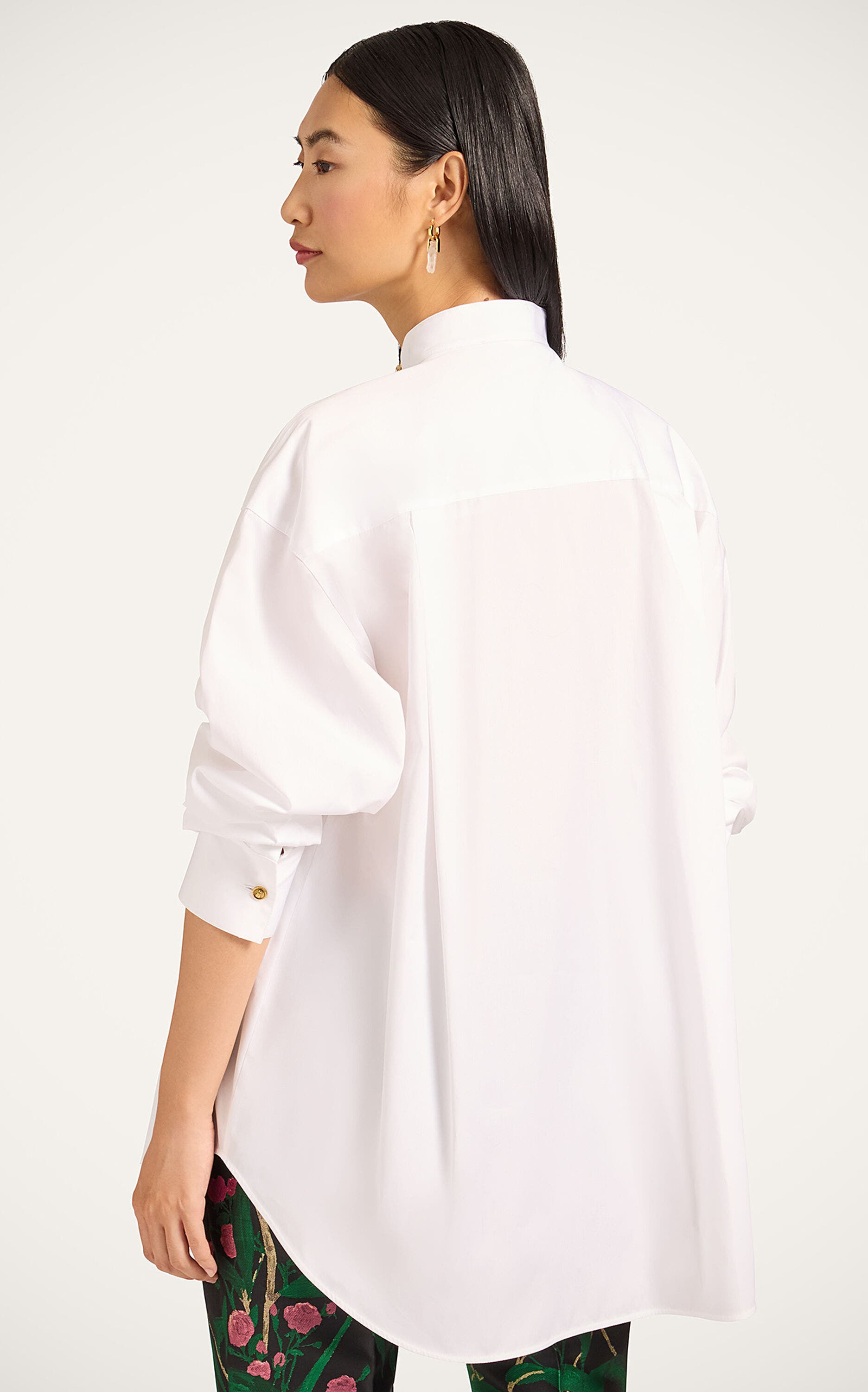 La DoubleJ Oversize Peggy Shirt in Solid White at Nordstrom - 3