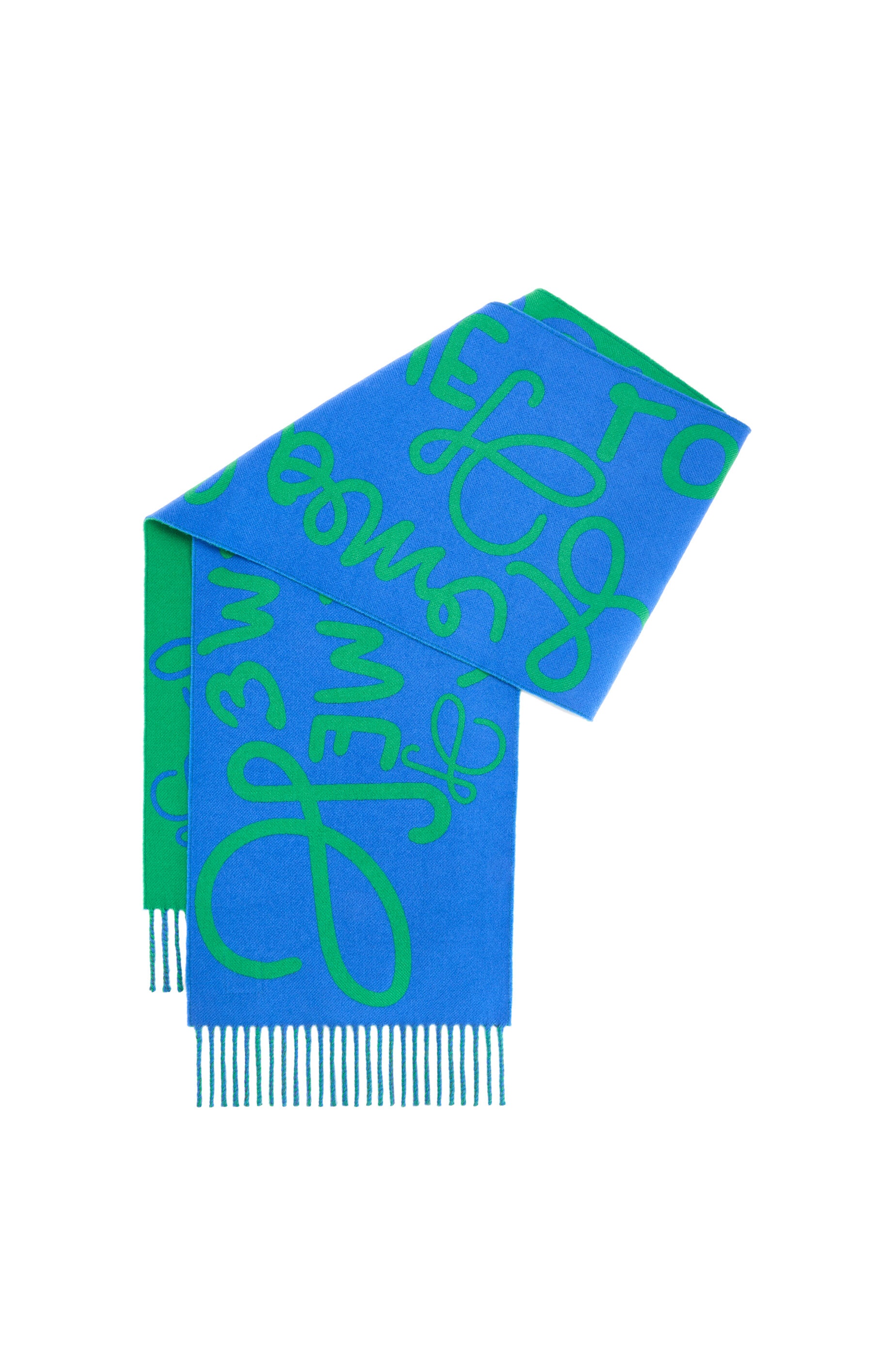 LOEWE scarf in wool and cashmere - 4