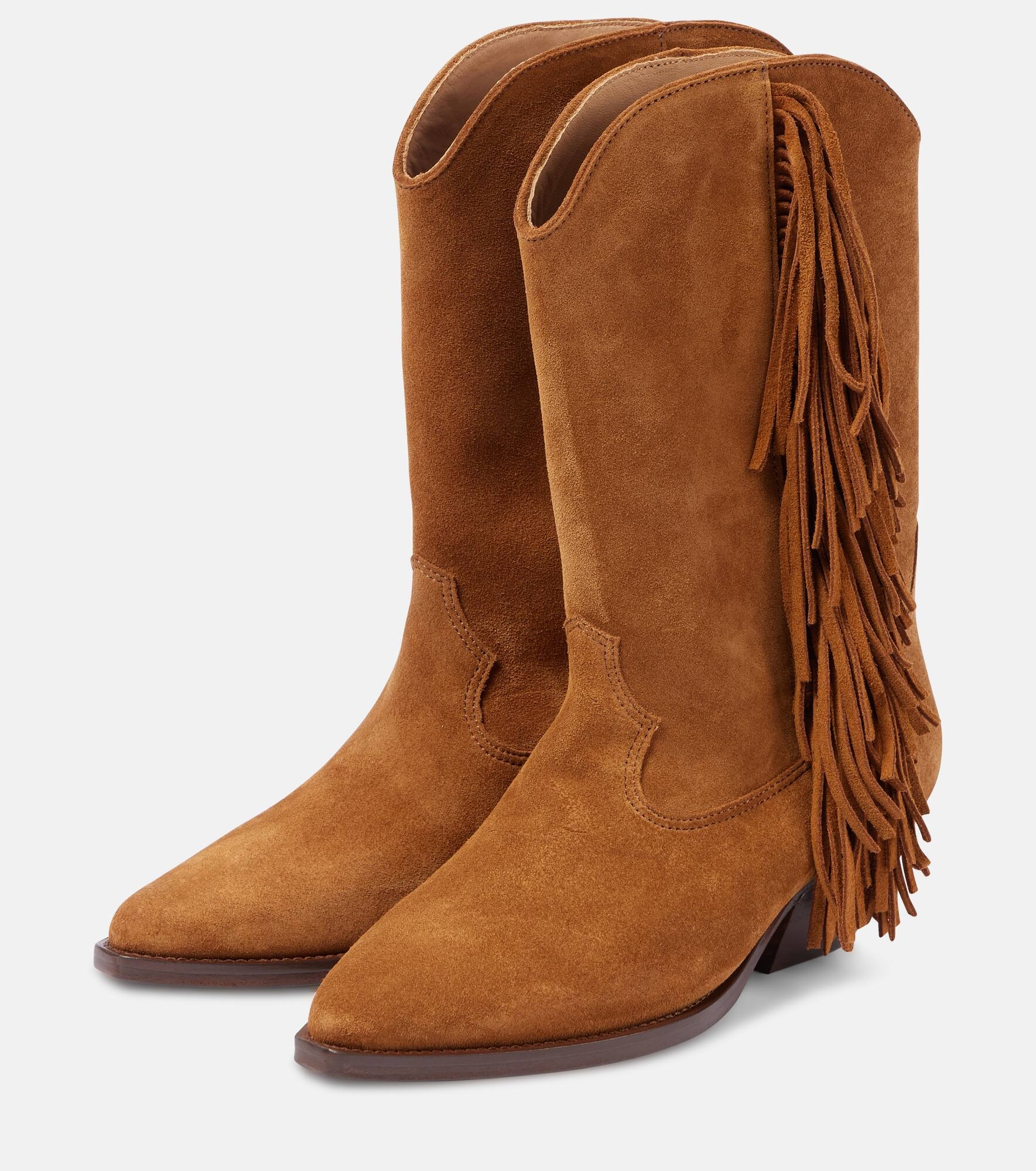 Duerto fringed suede cowboy boots - 4