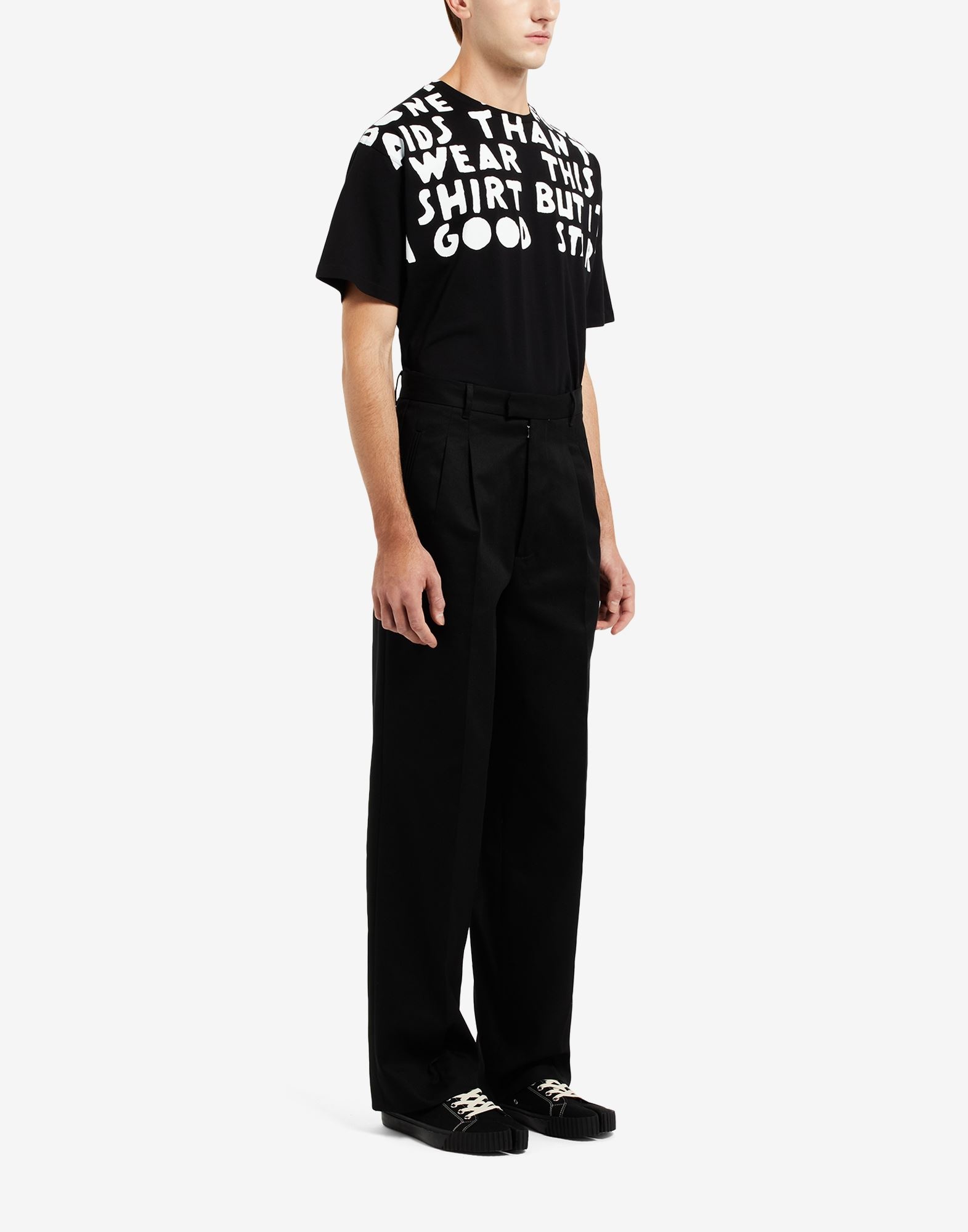 High-waisted pleated trousers - 3