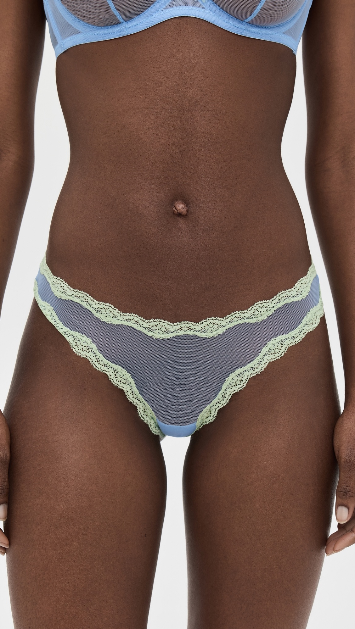 Sheer Tulle Thong - 1