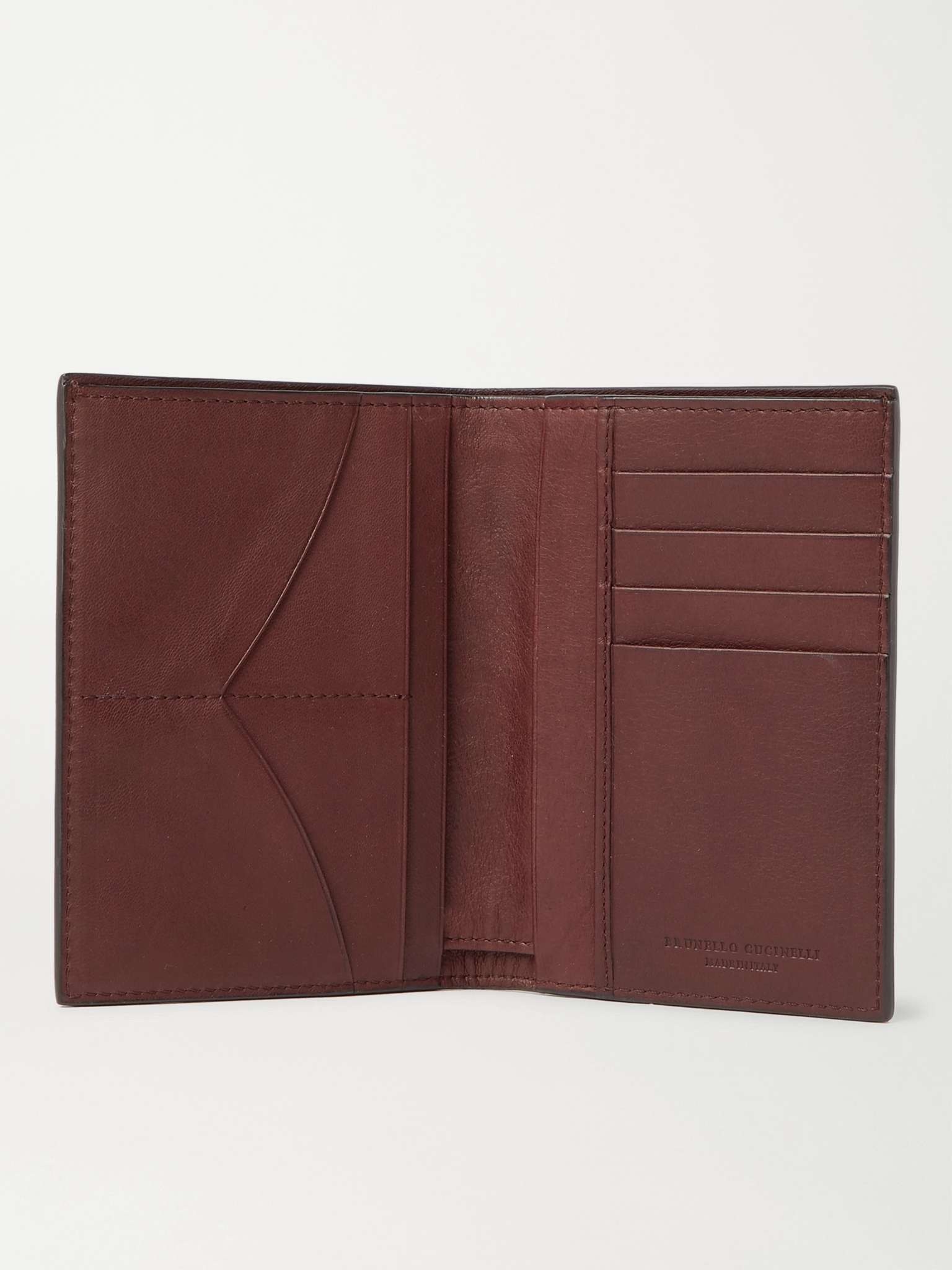 Logo-Debossed Leather Bifold Cardholder - 2