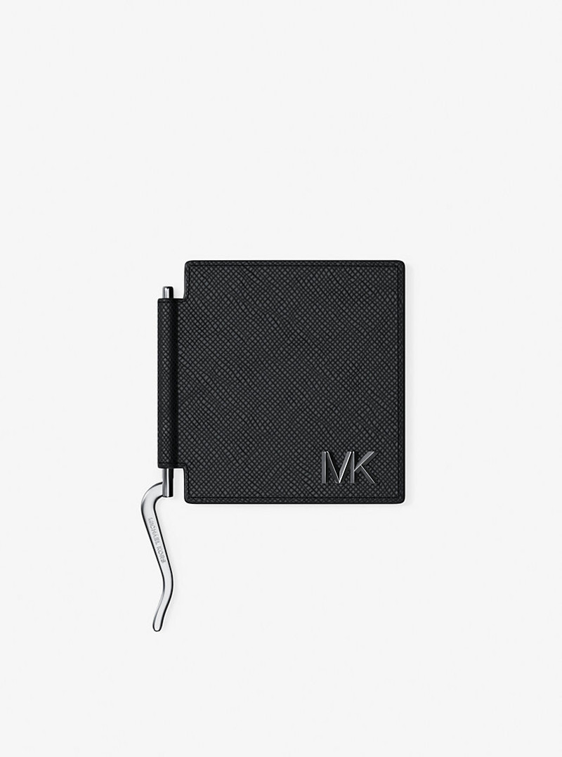 Edison Scratch-Resistant Leather Card Case with Money Clip 1