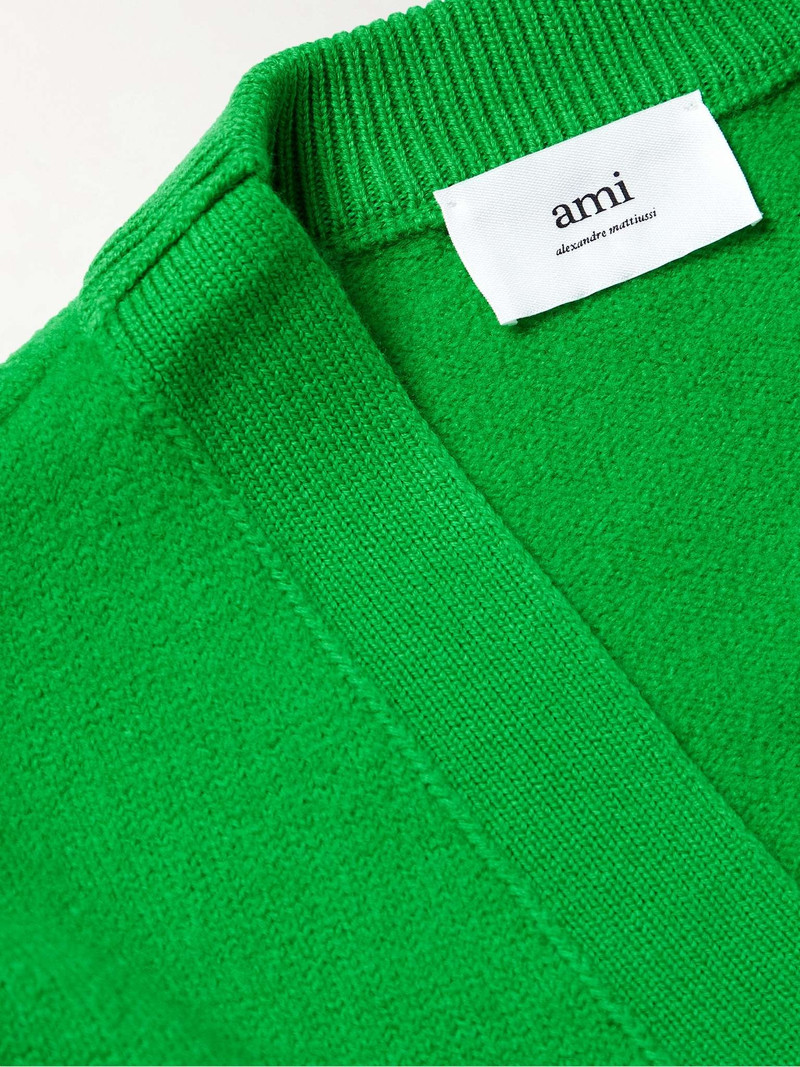 Logo-Intarsia Organic Cotton and Wool-Blend Sweater 5