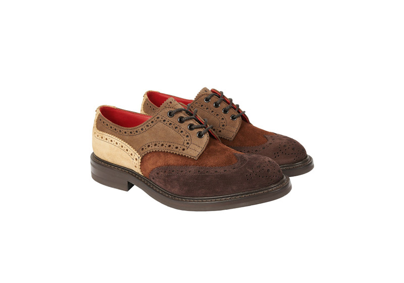 PALACE TRICKER'S COUNTRY BROGUE SUEDE MULTI 1