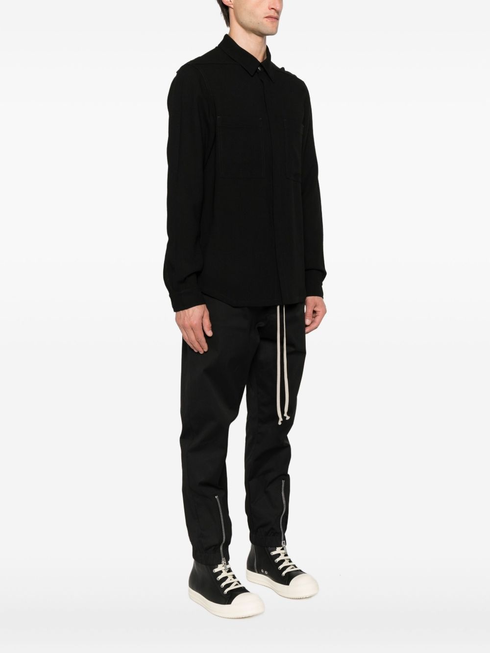 wool shirt jacket - 3