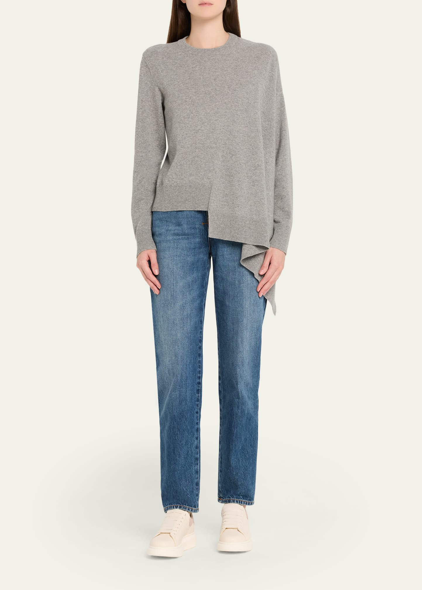 Oversized Leather Sneakers - 3