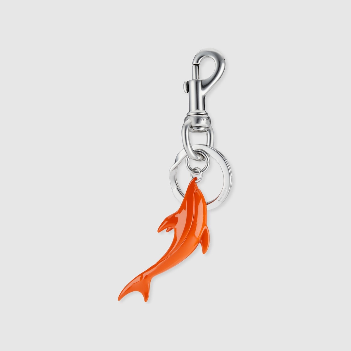 Engraved dolphin keychain charm - 4