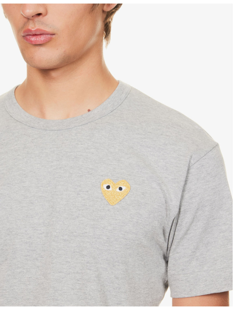 Logo-embroidery cotton-jersey t-shirt 6