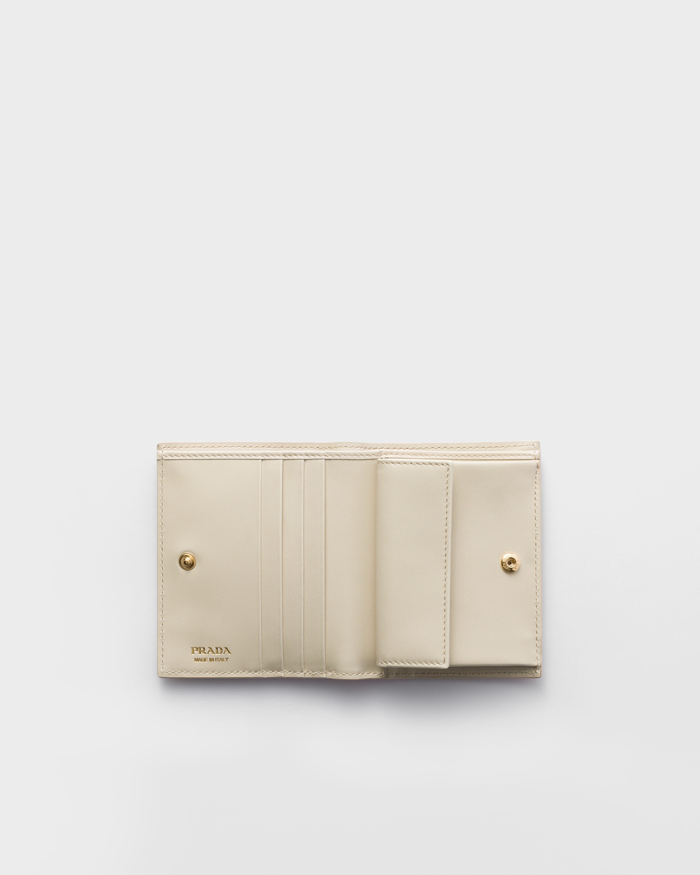 Small floral-print Saffiano leather wallet - 2