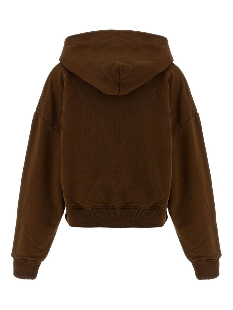 entire studios garment-dyed thermal hoodie outlook