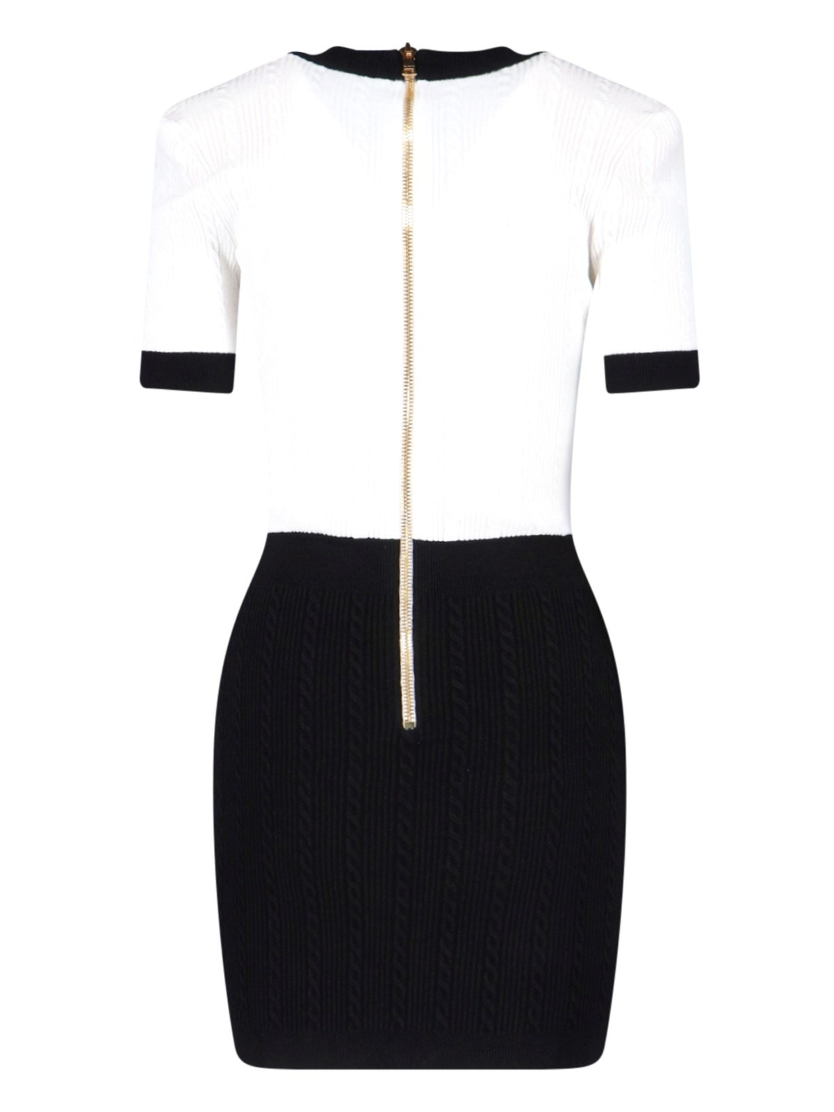 MINI DRESS WITH DECORATIVE BUTTONS - 2