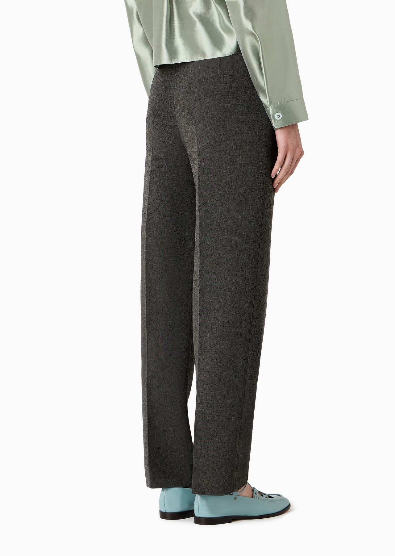 Straight trousers in stretch viscose - 3
