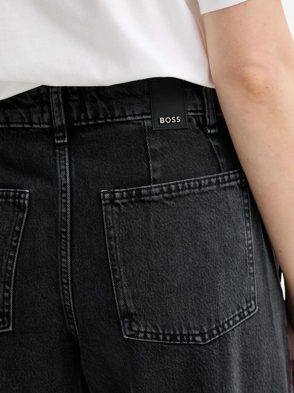 logo-patch jeans - 4