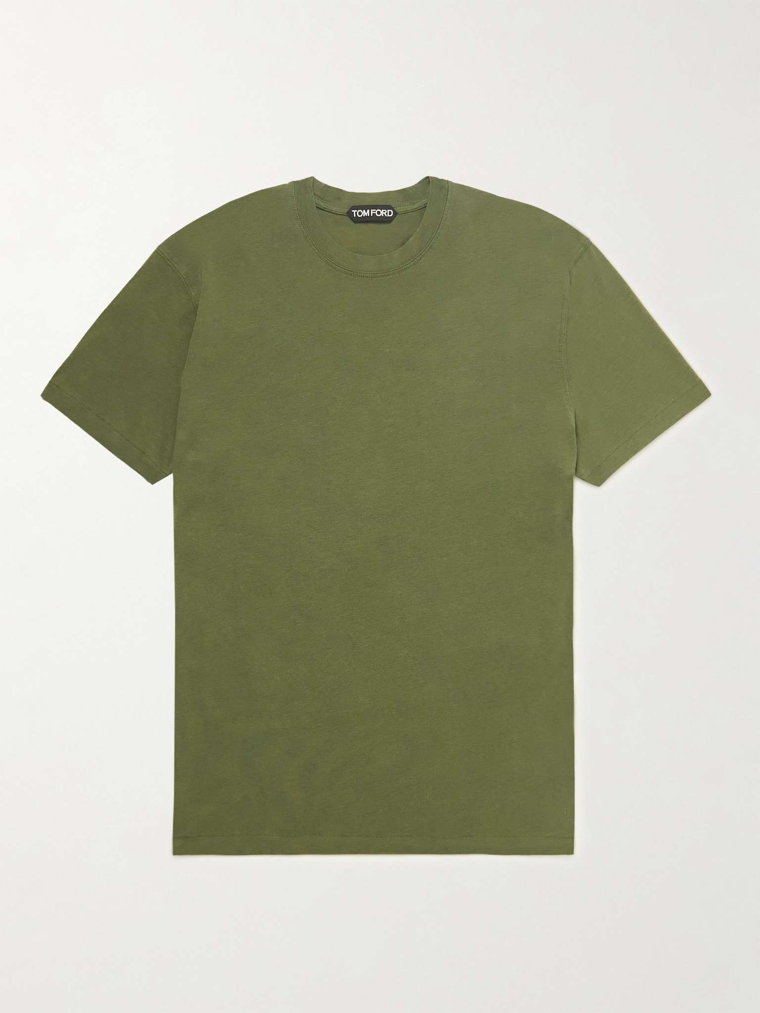 Lyocell and Cotton-Blend Jersey T-Shirt - 1