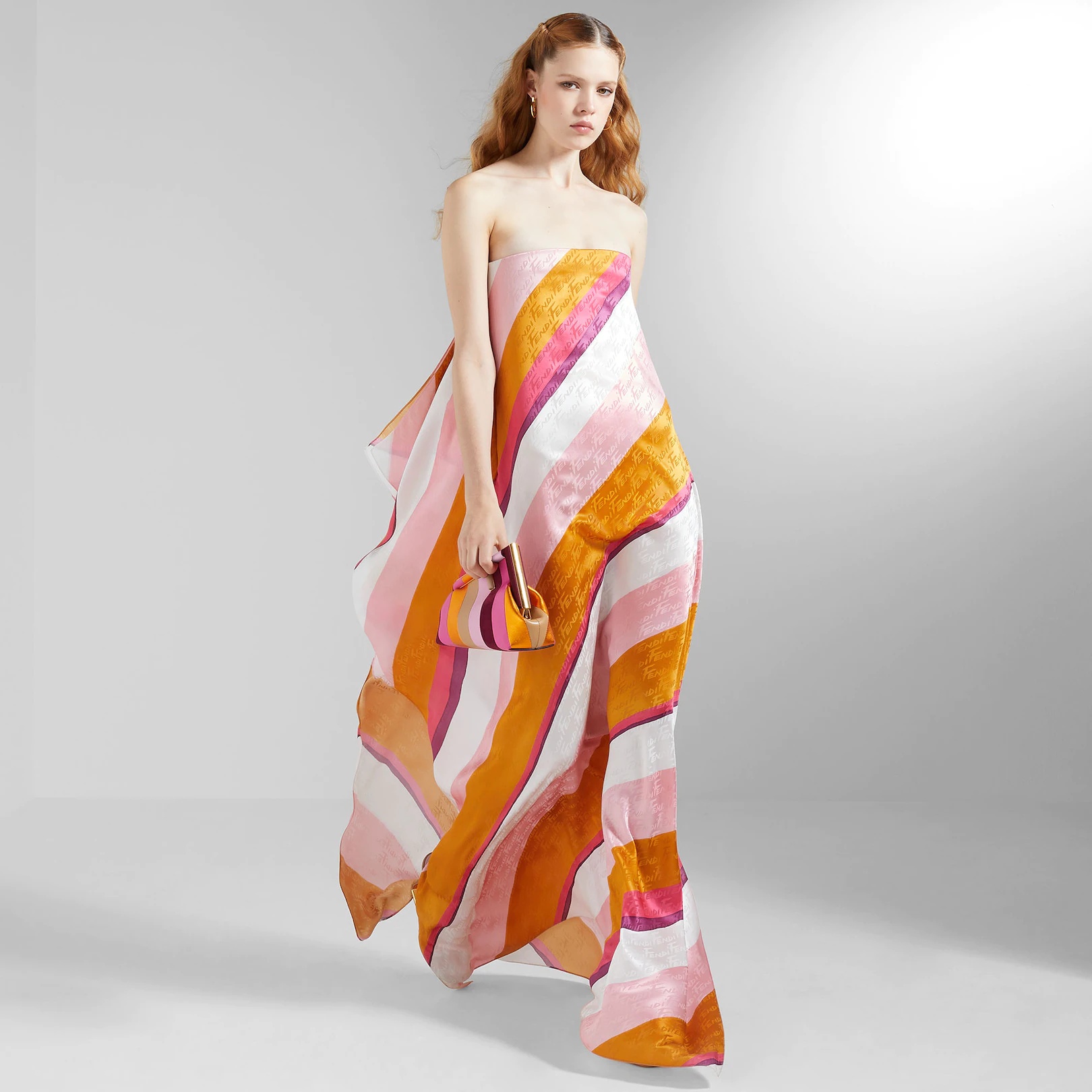 Multicolor silk dress - 4