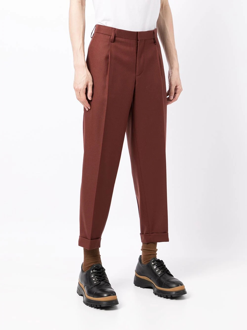 cropped-leg chinos - 3