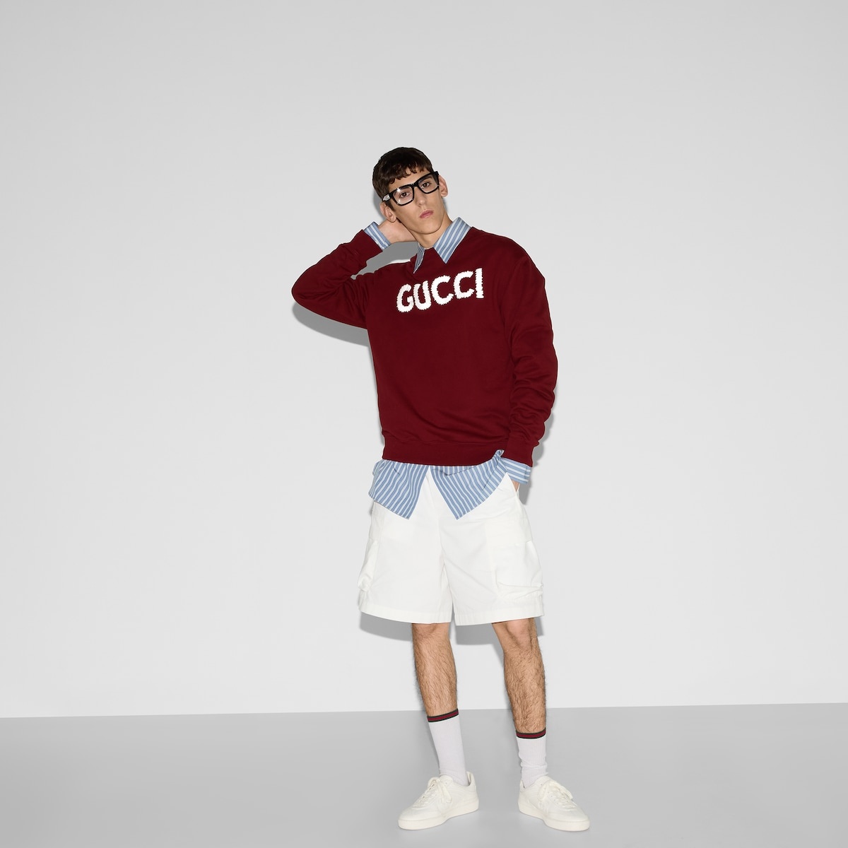 Embroidered cotton jersey sweatshirt - 6