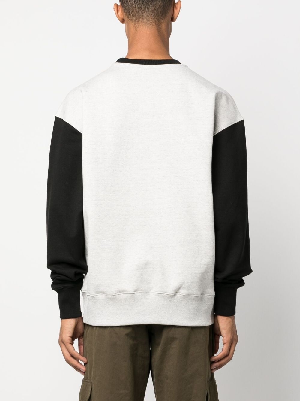 logo-print cotton sweatshirt - 4
