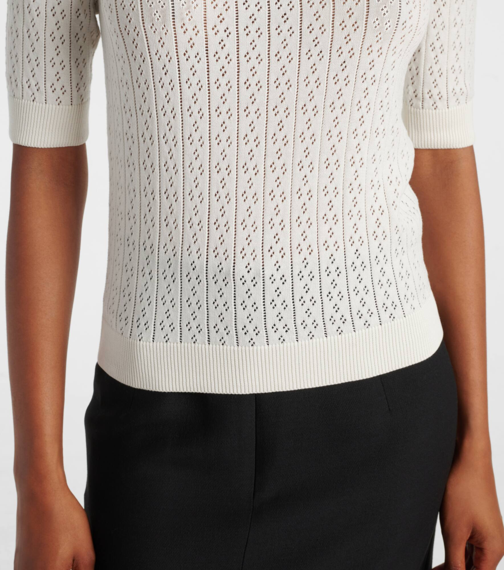 Crystal-embellished cotton sweater - 5