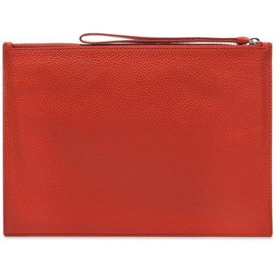 KENZO Kenzo Large Debossed Leather Pouch outlook