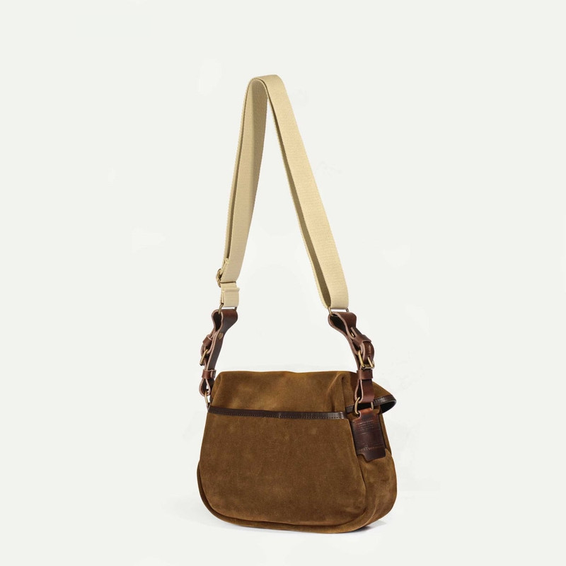 MUSETTE XS FISHERMAN'S BAG / SUEDE - HAZELNUT BROWN 4