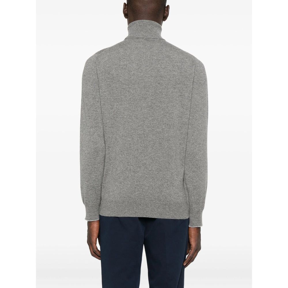 Brunello Cucinelli Grey Sweaters & Knitwear - Jumpers Men - 5