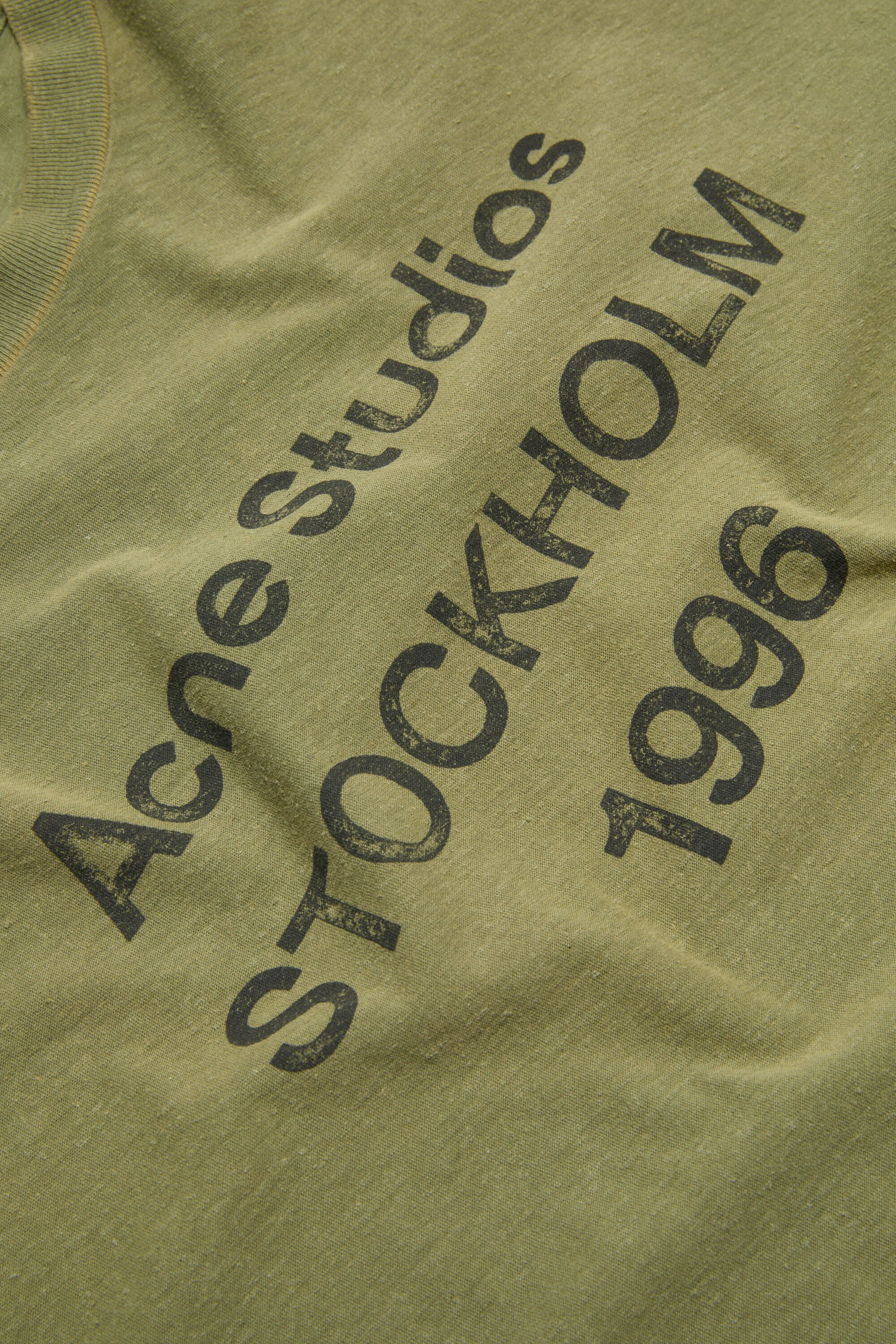 Logo t-shirt - Relaxed fit - Olive green - 5