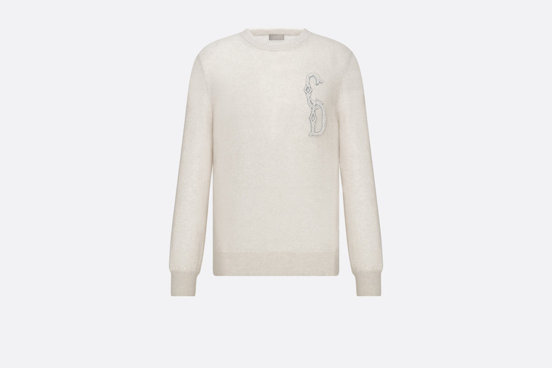 Sweater with CD Interlaced Signature 1