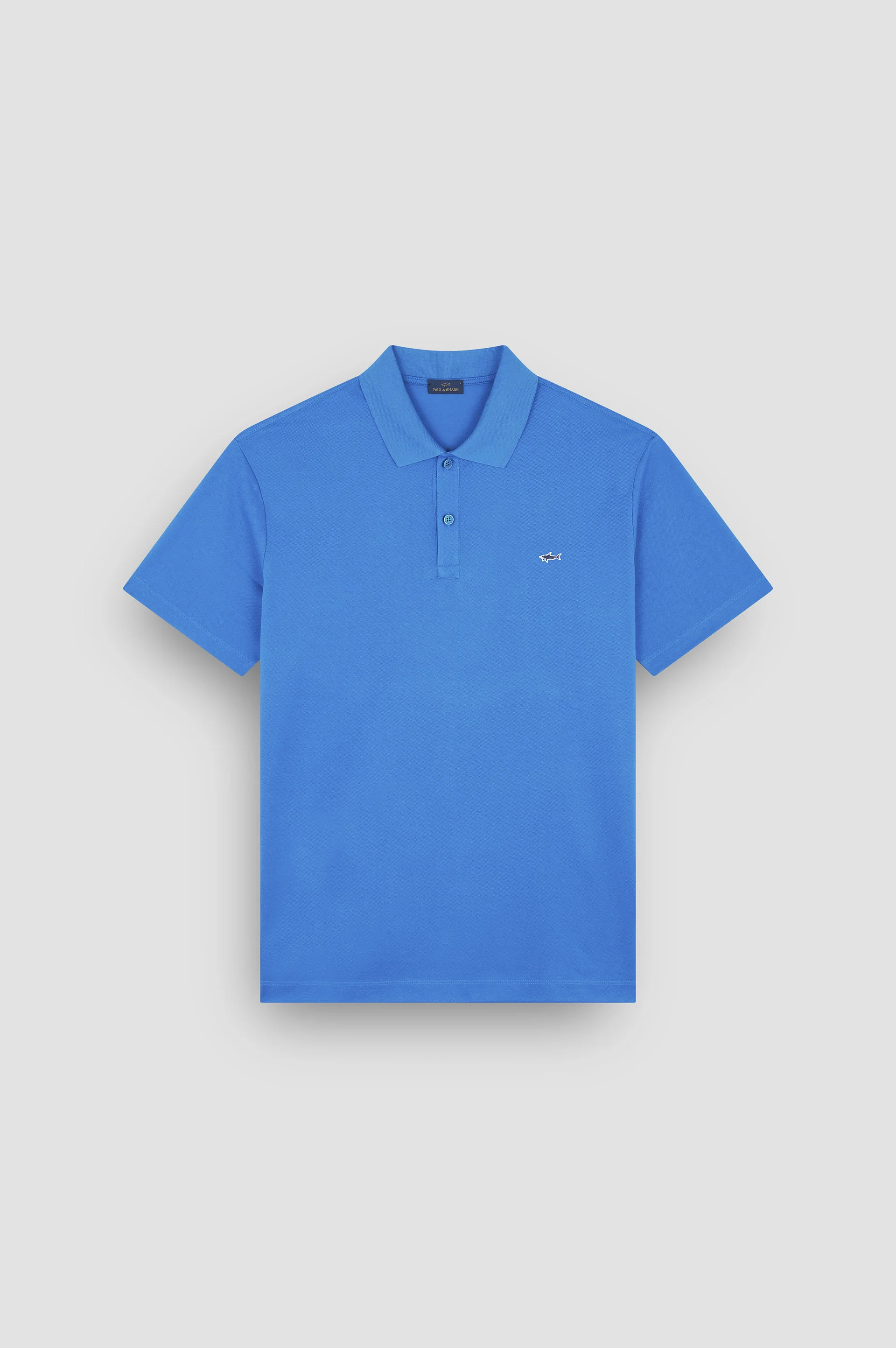 DOUBLE PIQUÉ COTTON POLO - 1