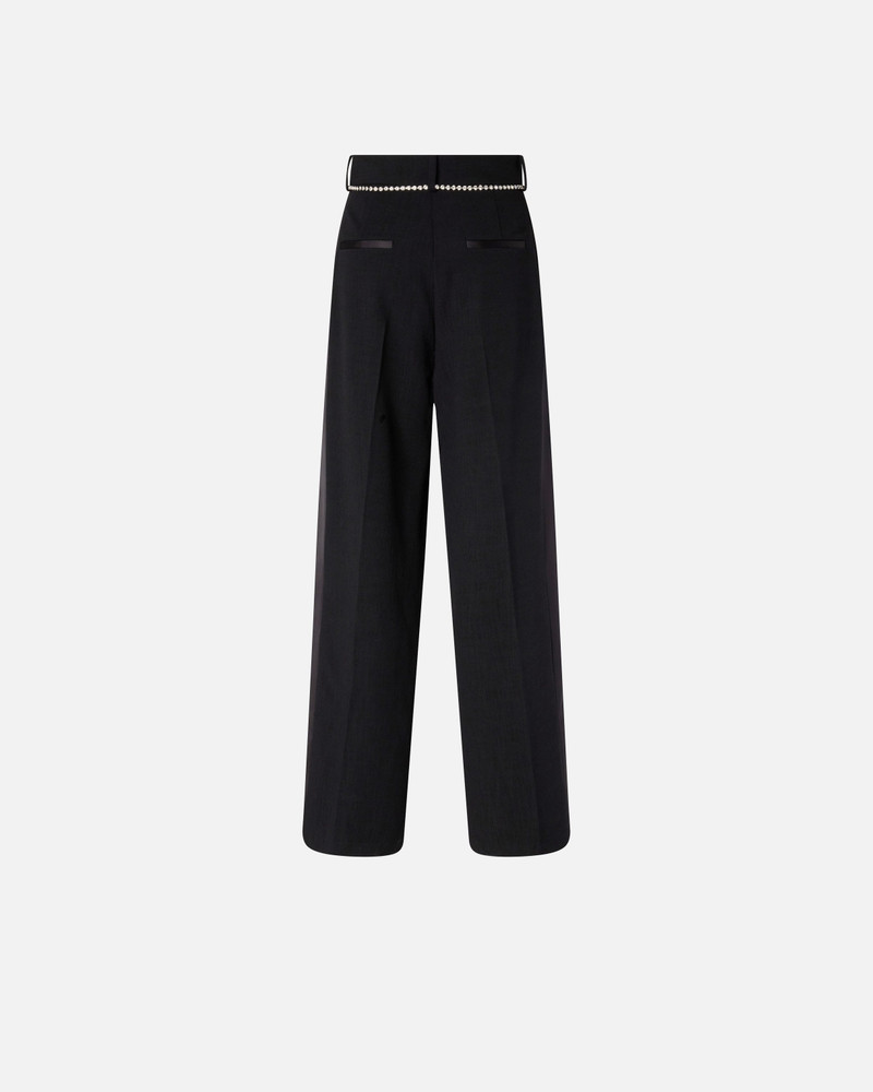 PINKO TROUSERS WITH JEWELLED BELT outlook