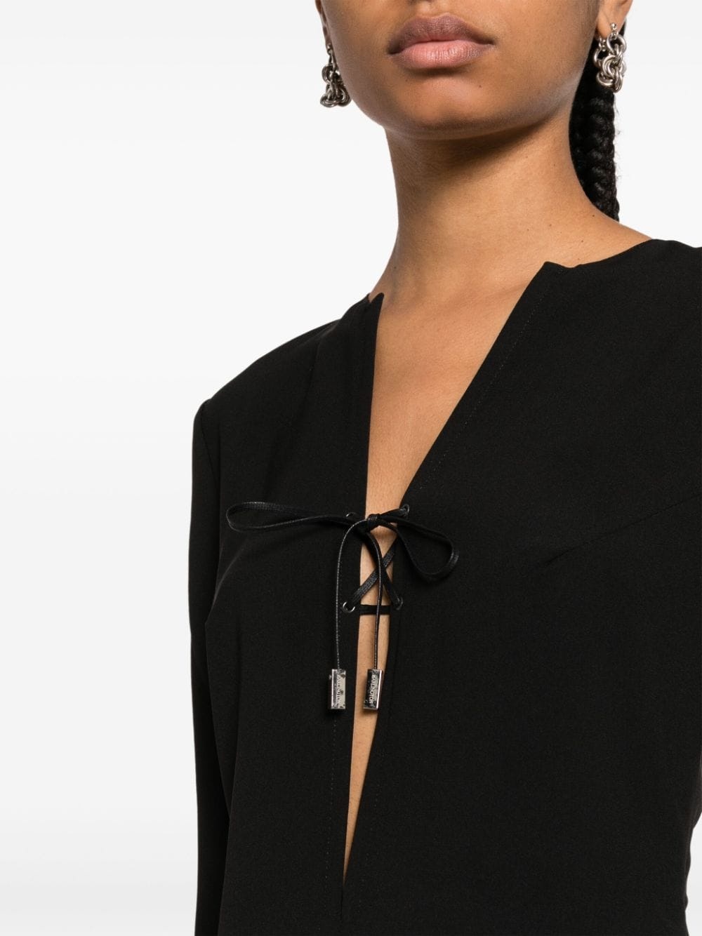 Seeran lace-up minidress - 5