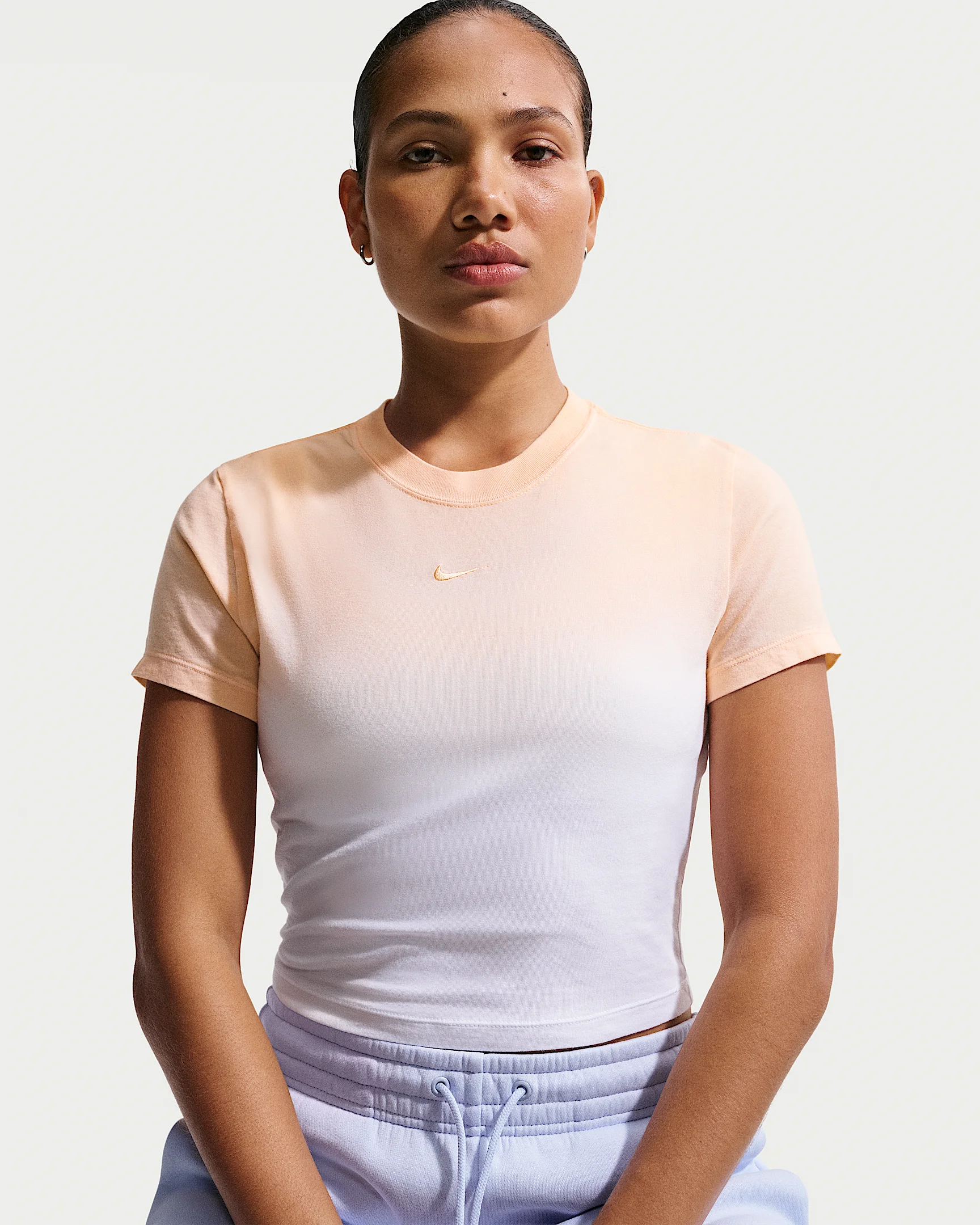 Nike Sportswear Chill Knit Women's Slim Cropped T-Shirt - 1