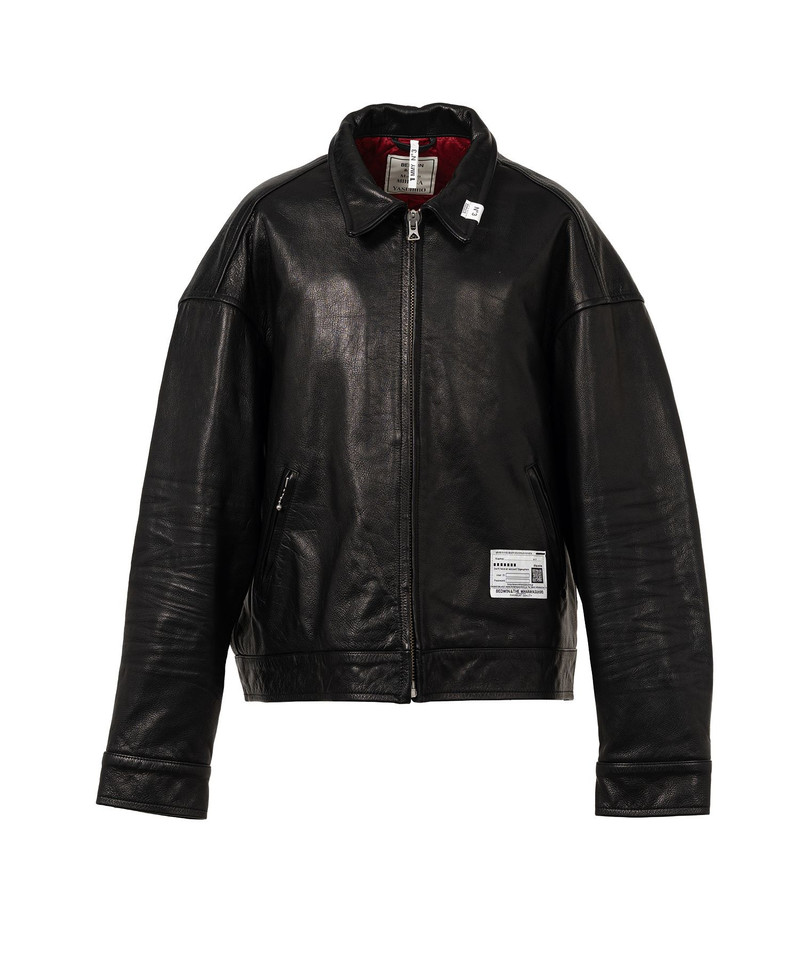 "BEDWIN & THE MMY” Leather Zip Jacket 9