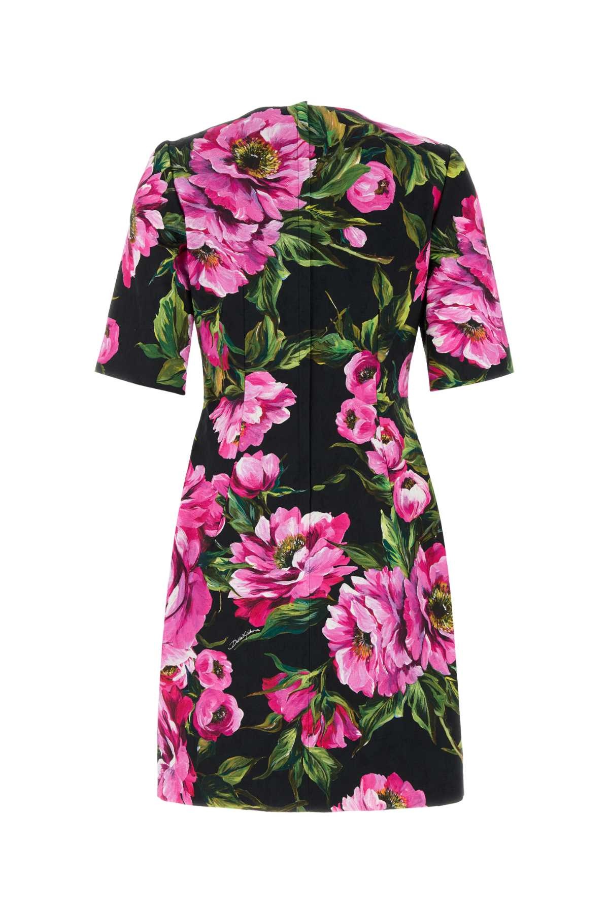 Dolce & Gabbana Women Embroidered Stretch Cotton Dress - 2