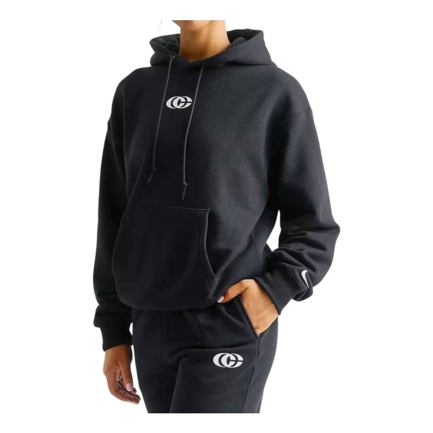 Nike x Caitlin Clark Fleece Hoodie Premium 'Black' IQ5572-010 - 1