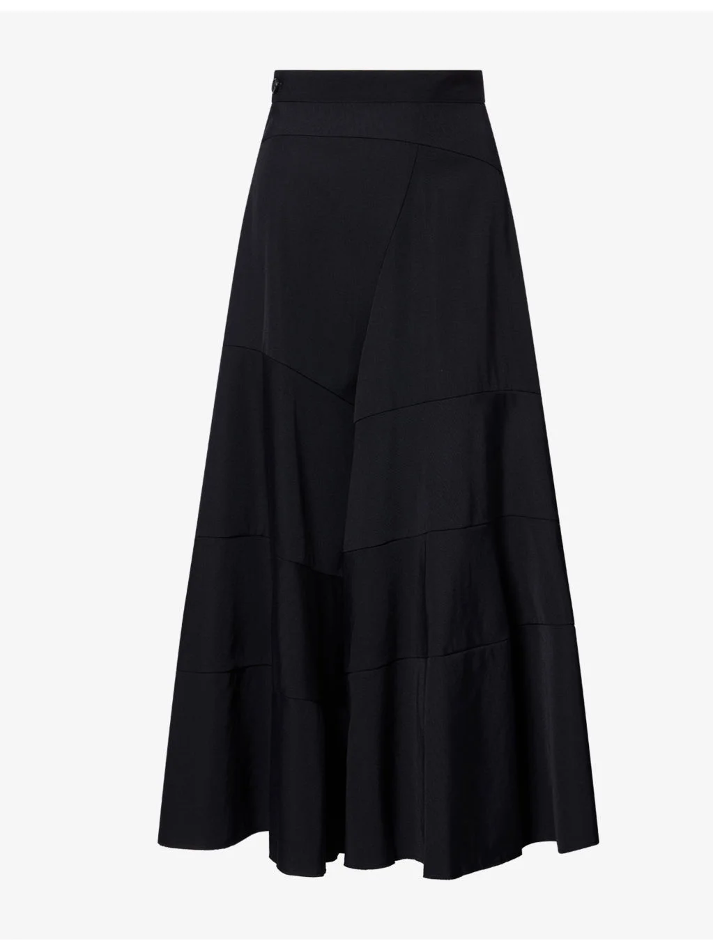 Wide-Leg Ankle-Crop Wool Trousers - 1
