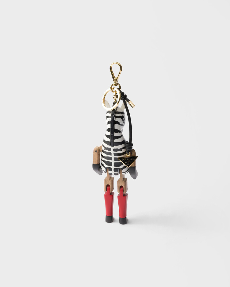 Animal key ring charm with metal ring 3