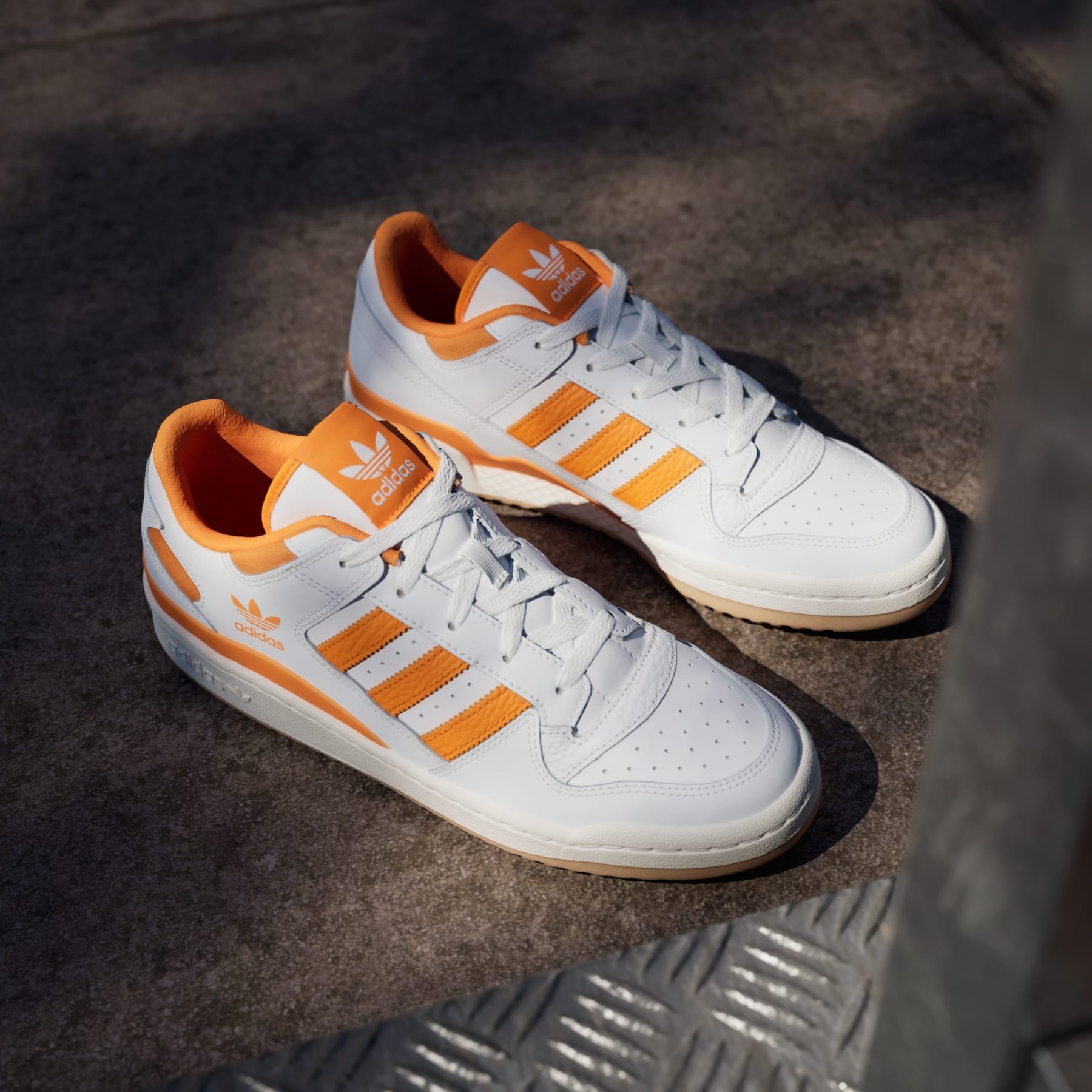 adidas Forum Low CL 'White Orange Gum' | goat | REVERSIBLE