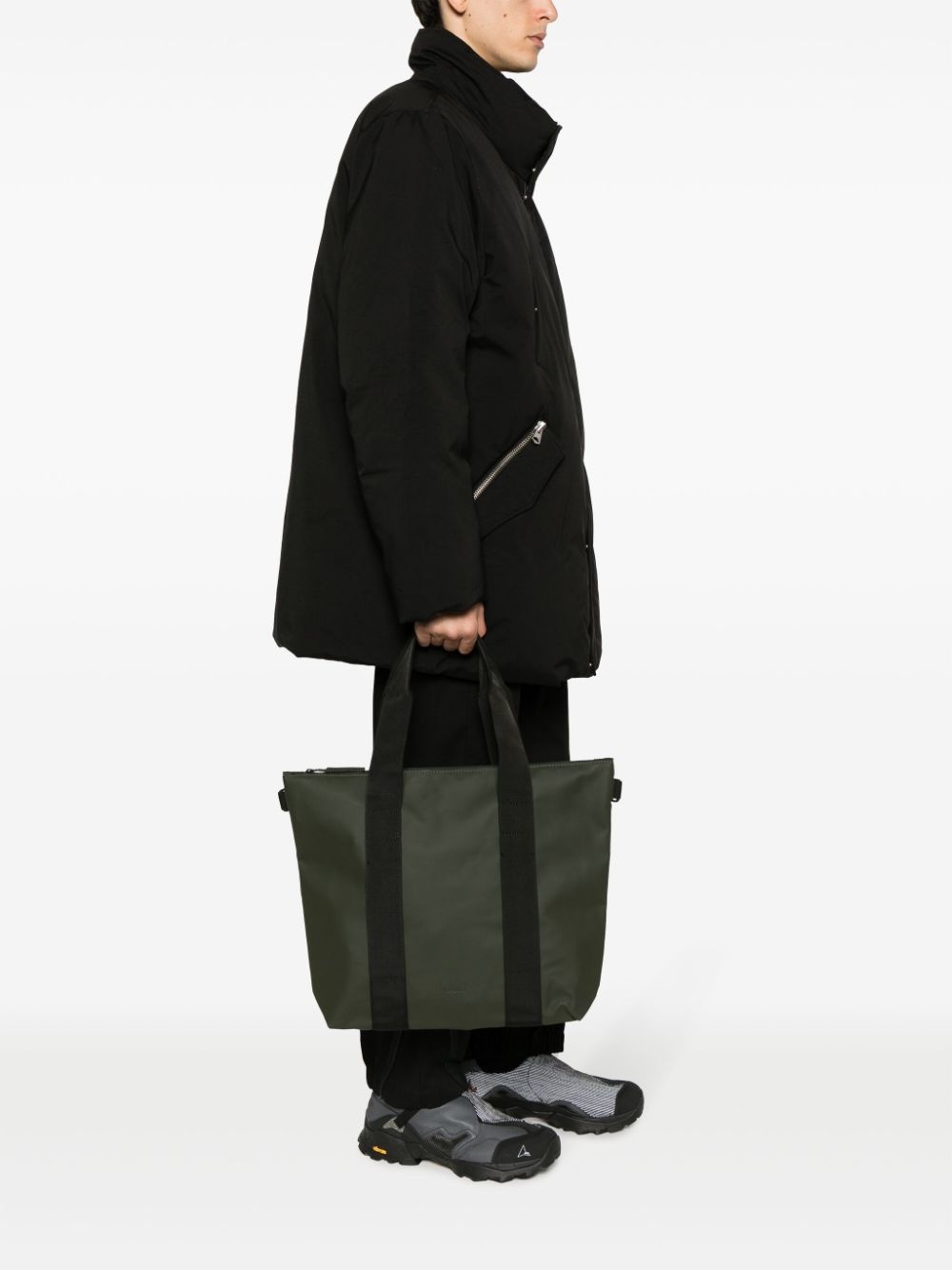 logo-debossed tote bag - 2