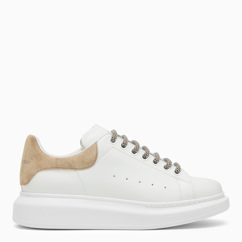 Alexander Mcqueen White And Camel Oversize Sneaker Women - 1