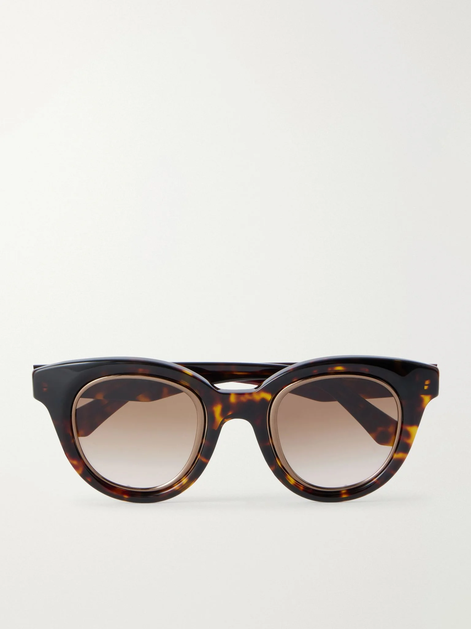 Anagram Havana Round-Frame Tortoiseshell Acetate Sunglasses Brown - 1
