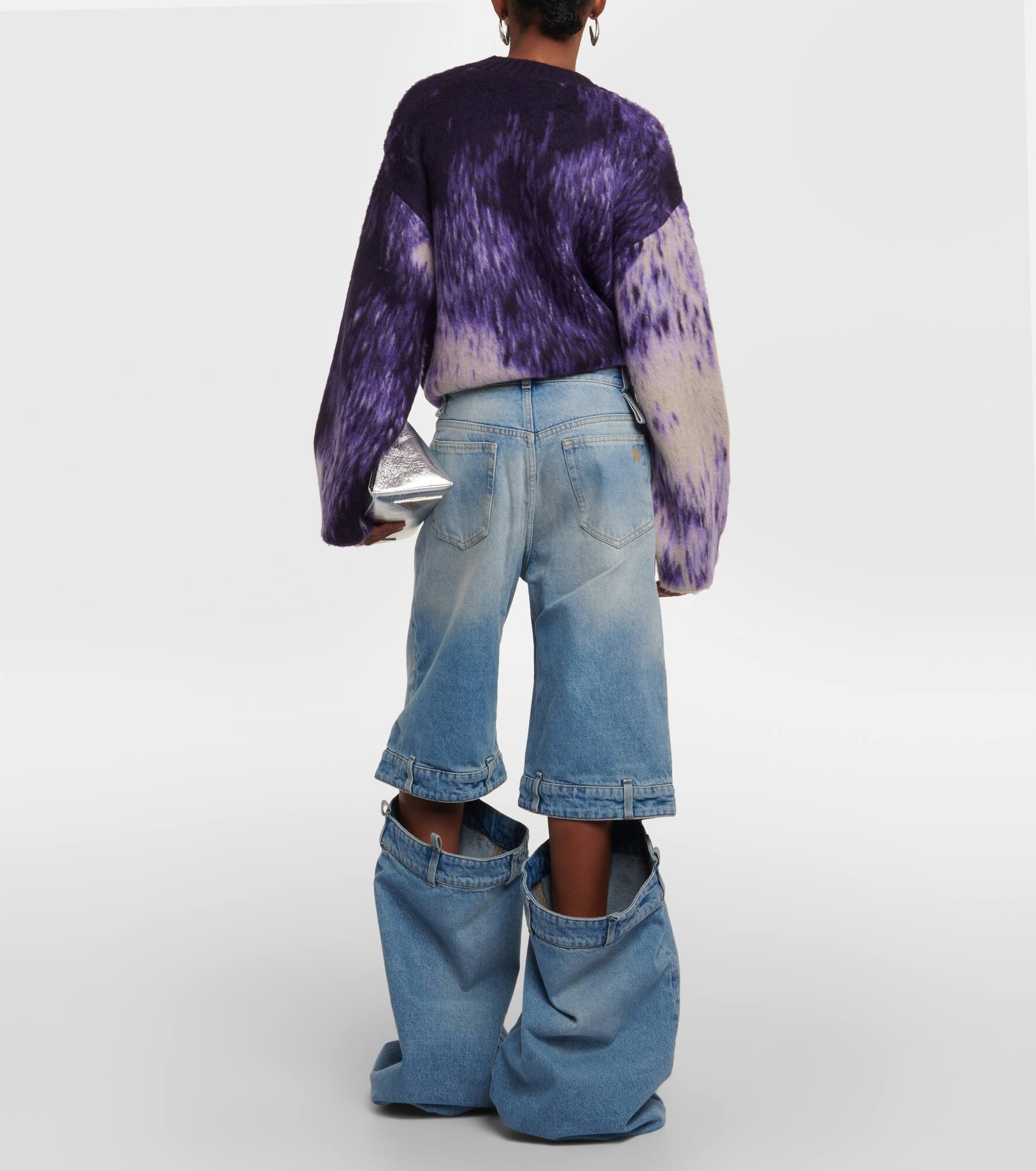 Low-rise wide-leg jeans - 3