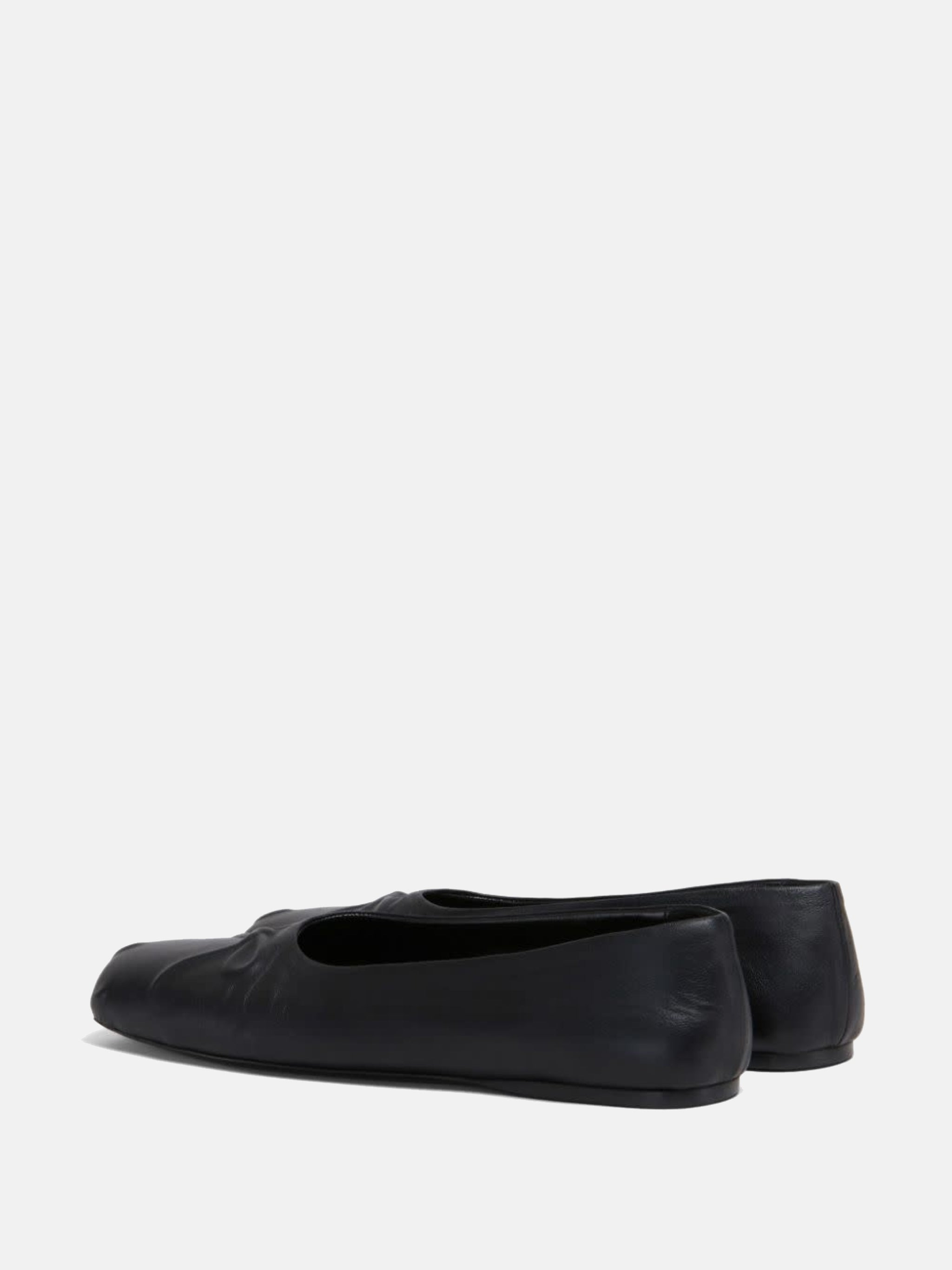 MARNI - Women Nappa Leather Seamless Little Bow Ballet Flat - 3