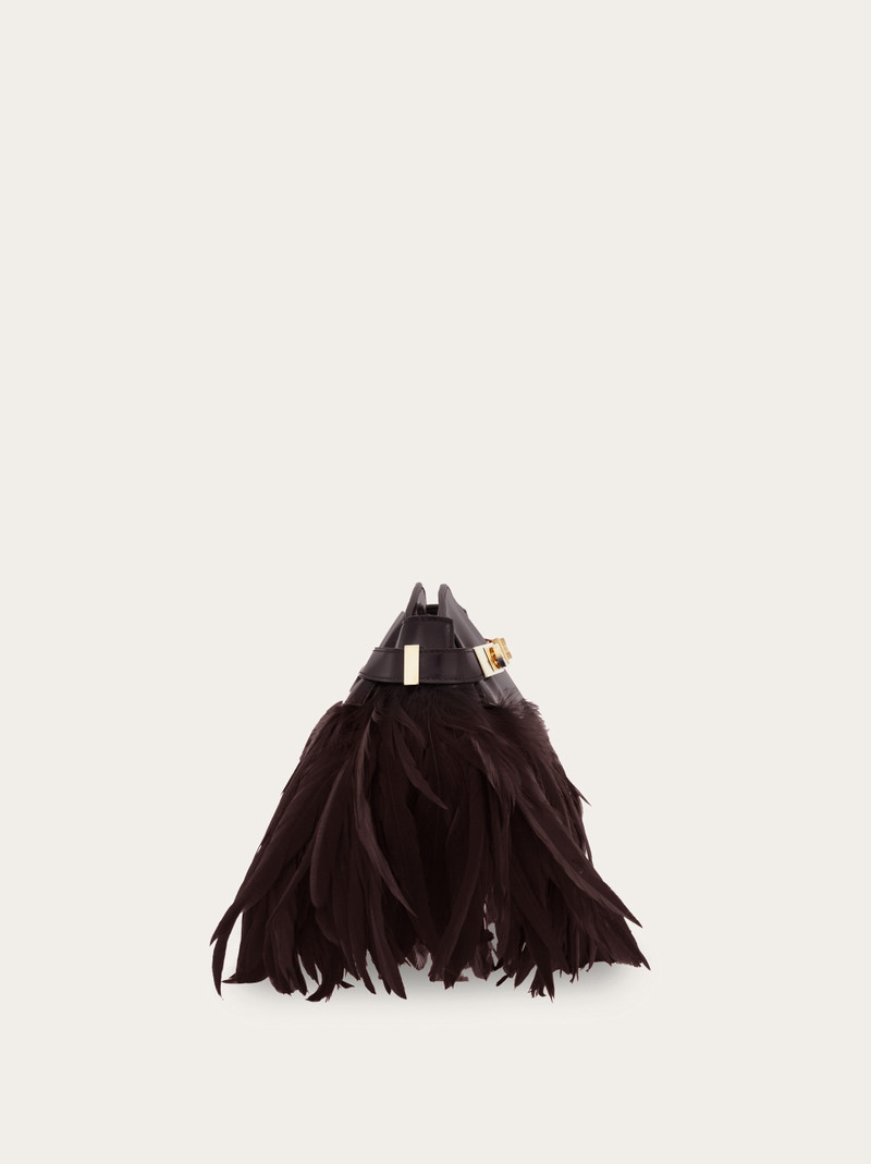 Hug soft crossbody bag with feathers (XS) 4
