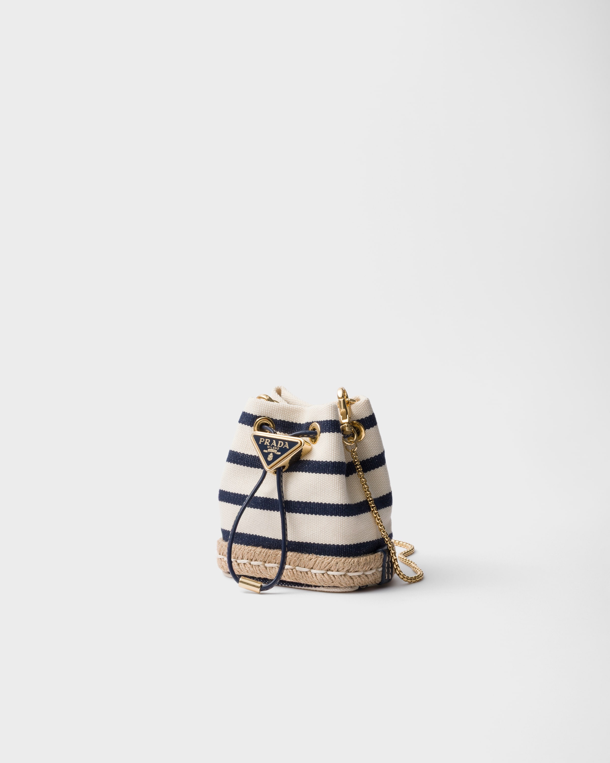Striped fabric mini-pouch - 2