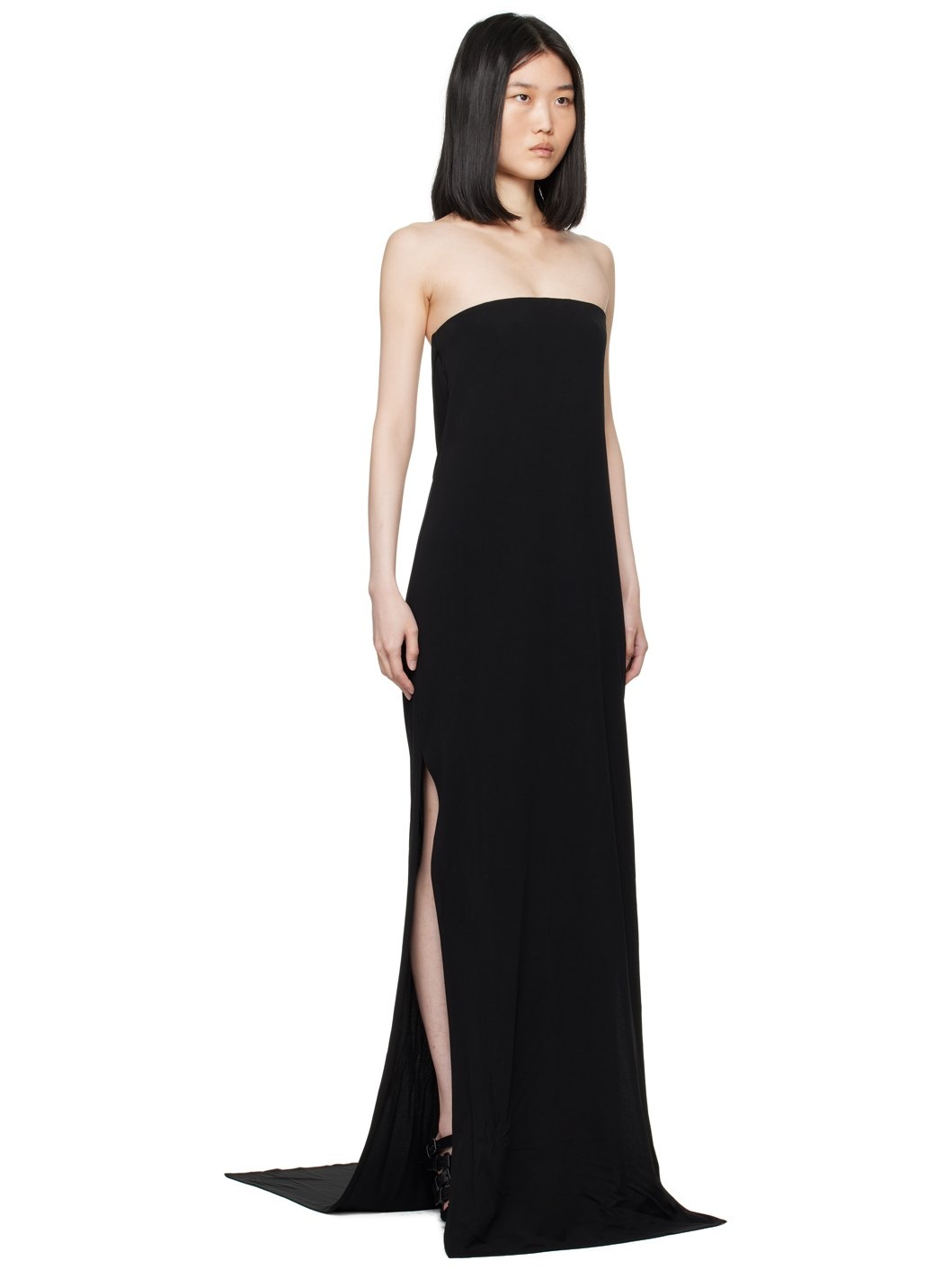 Black Aura X-Long Maxi Dress - 2