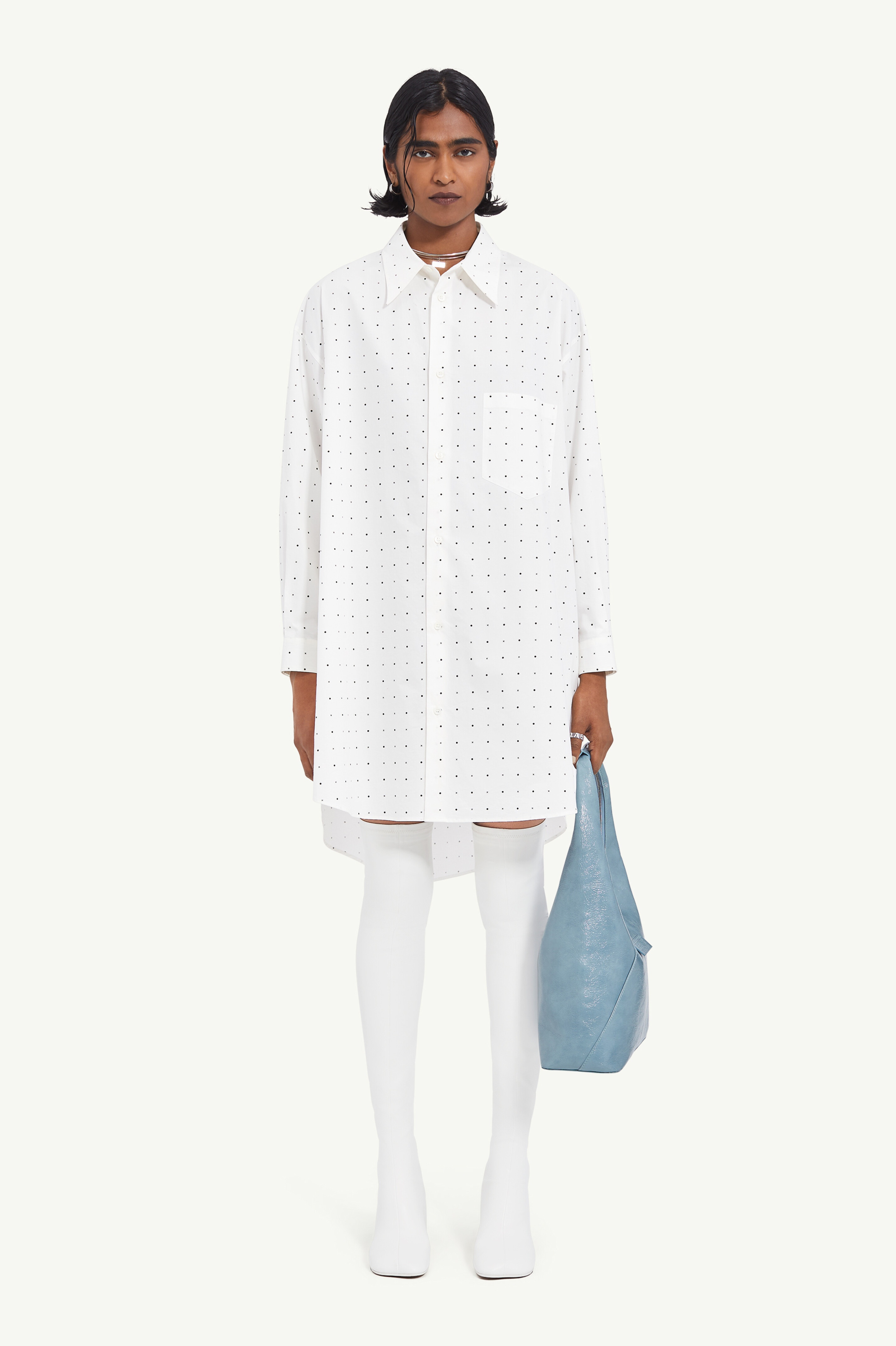 Print shirt dress - 2