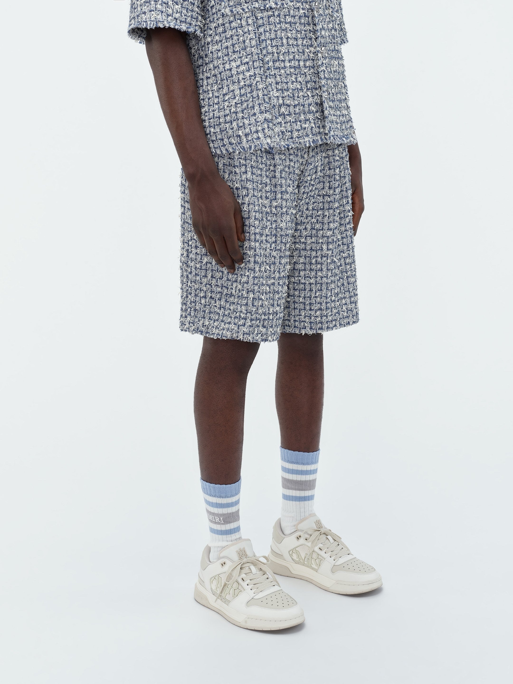 BOUCLE TWEED SKATER SHORT - 4